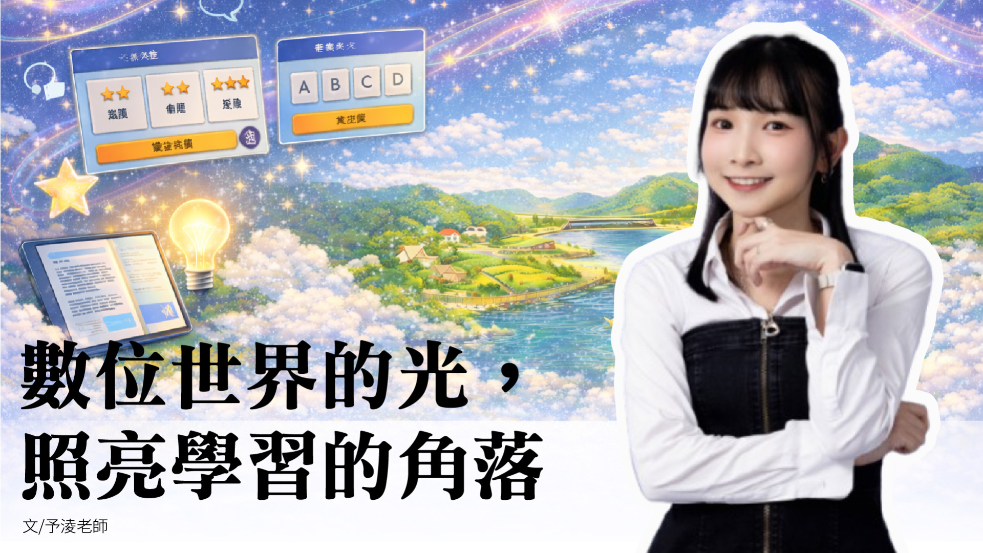 《南一數位期刊》予淩：數位世界的光，照亮學習的角落 - 南一研習網